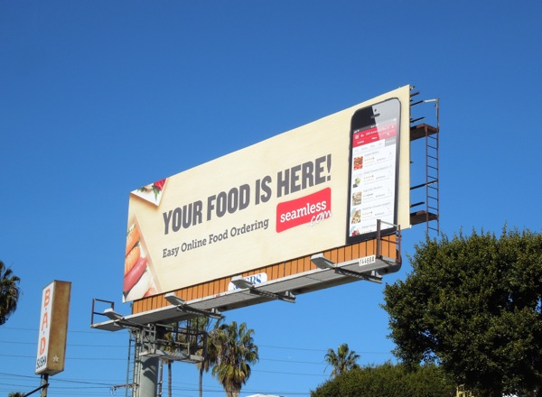 seamless food delivery pay cash near me