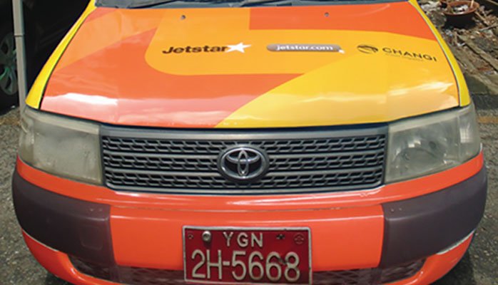 TPM Jetstar Myanmar Taxi Ad