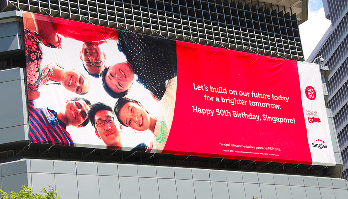 Singtel SG50 at Orchard Exchange